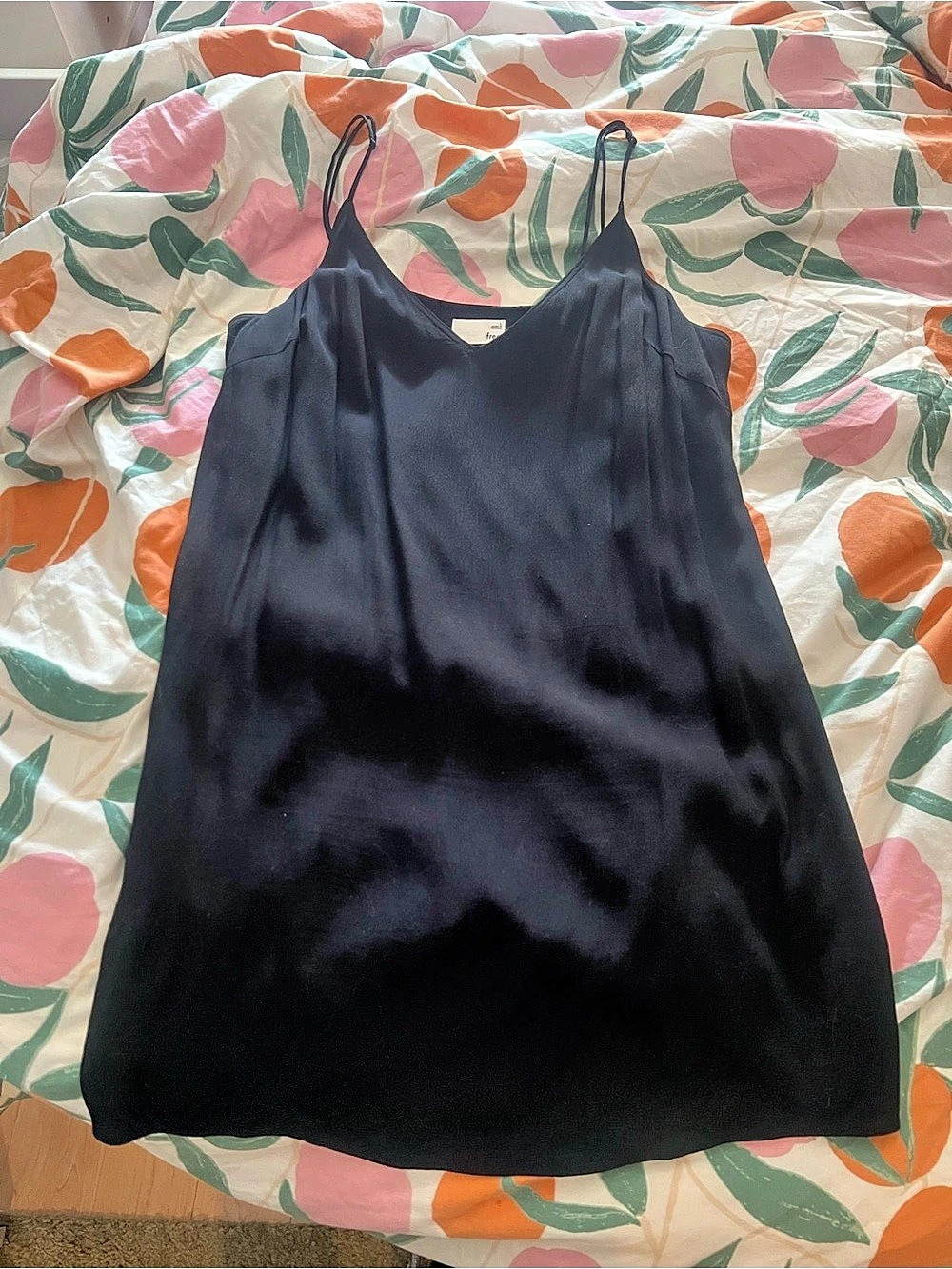 Babaton Wilfred Slip Dress Black Mini